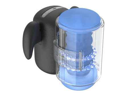 Black Knight Massaging Beads Amovibe - автоматический робот-мастурбатор с массажными шариками